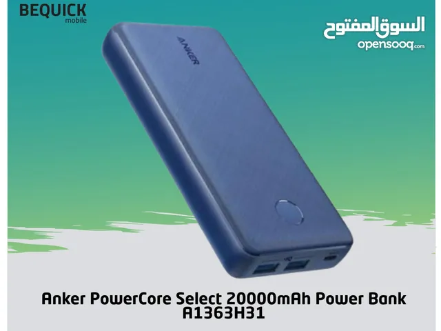 anker power core select 20000 mah power bank a1363h31 /// افضل سعر بالمملكة