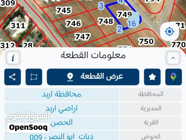 Residential Land for Sale in Irbid Al Husn
