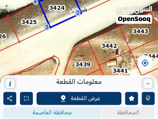 ارض طبربور للبيع