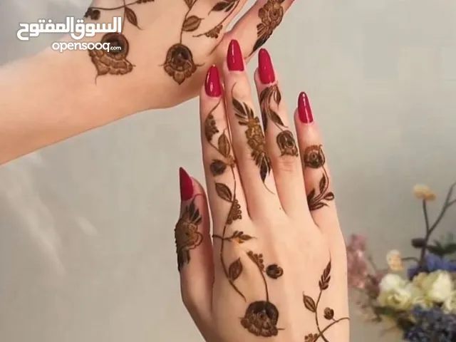 نقش حناء في المنزل