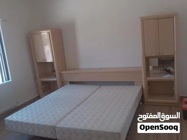 King Size Bed Frame with 2 Matching Storage Cabinets & King Mattresses