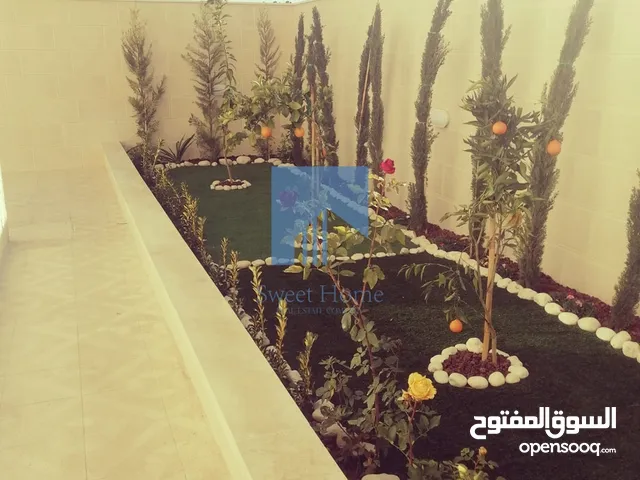 شقة أرضية فاخرة للبيع في تلاع العلي 125م مع حديقة وترسات 140م لم تسكن