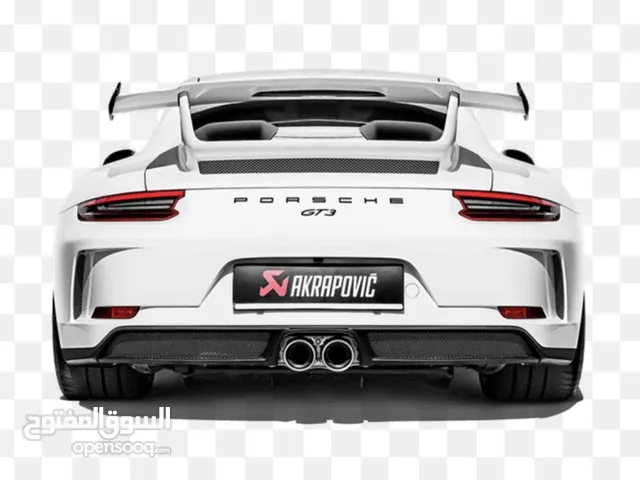 Porsche gt3 991 full titanium exhaust pipe