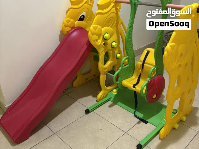 للبيع العاب اطفال مرجوحه مع زحلاقية