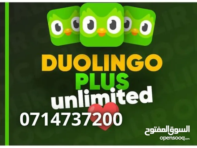 Duolingo plus ديولينغو بليس لمدة سنة