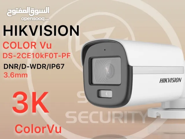 كاميرا HIKVISION 3k   DS-2CE10kF0T-PF Color Vu  DER/D-WDR/IP67  3.6mm 3k