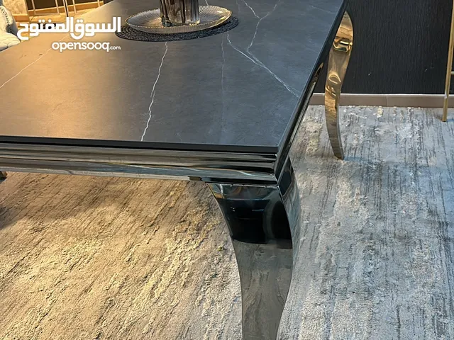 Marble and Chrome dining table