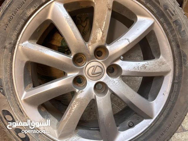 جنط لكزس 460 ( امريكي) جنط 18 كفر 235/50 عدد 2 جنط هايلوكس 2010 اللون اسود وكاله حجم 15
