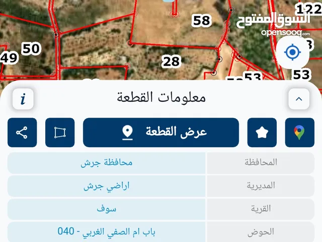 Farm Land for Sale in Jerash Soof