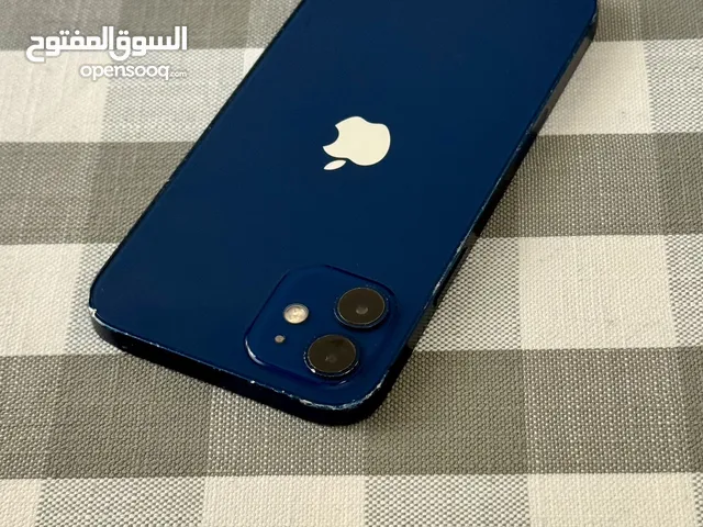 Iphone 12 64GB blue used like new 160JD