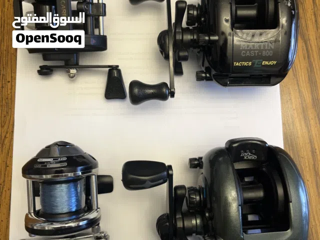ماكنة سنارة صيد سمك اصلي عدد 4