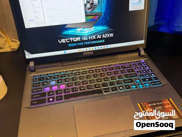 لابتوب كيمنك مواصفات قوية MSI  vecto16 HX AI  A2XW
