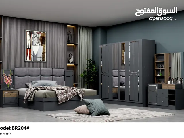 غرف نوم 6 قطع مع دوشك طبي وتركيب ب 185 ريال فقط