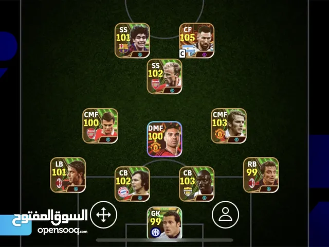Pes mobile E FOOTBALL account (A wonderful, excellent account full of legendary players )