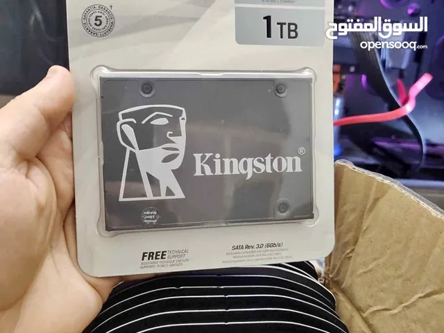 اخر قطعة Kingston ssd 1T ب55 الف قفل + متوفر توصيل لجميع المحافظات