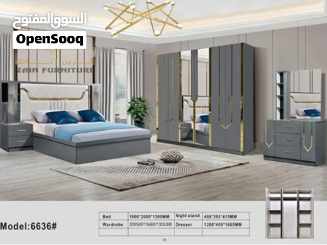 وصلت حديثا غرف نوم كامله 6 قطع مع دوشق طبي وتركيب مجاني الكميه محدوده وعروض 10 ايام فقط