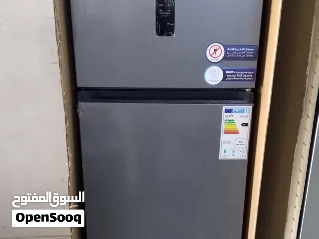 ثلاجة سامكس 400لتر أعلى توفير للكهرباء لون سلفر كفالة 10سنوات على ماتور سنة على ثلاجة بسعر 240د