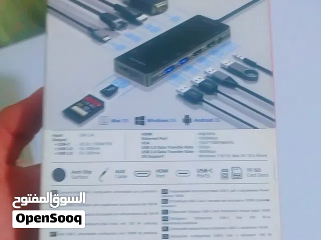 وصلة USB-C Hub من شركة Promate أصلية – عدة مداخل