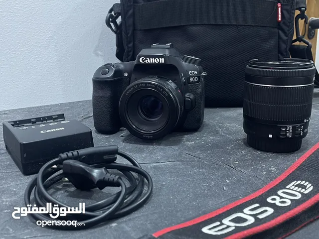 كاميرا كانون 80D للبيع