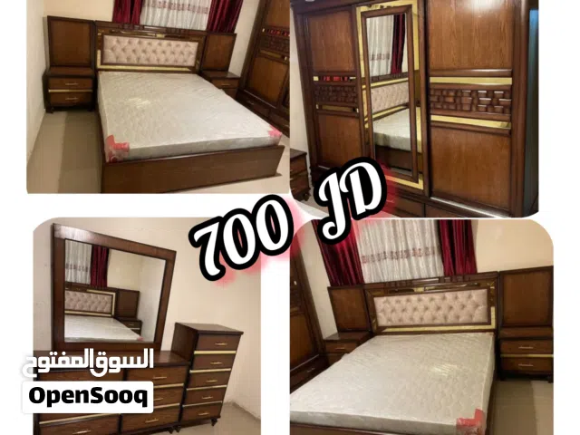 غرفة نوم خشب لاتيه 18 مل بالكامل ملبس بلوط وزان