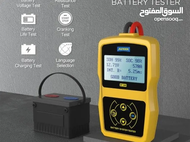 جهاز فحص بطارية السيارات AUTOOL BT360 من تشك كار الوكيل الحصري لشركة AUTOOL