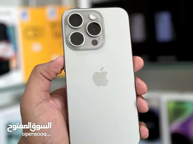 عرض خااص : iPhone 15 pro 256gb هواتف بحالة الوكالة مع ضمان و ملحقات بدون اي شموخ أو مشاكل و بأقل سعر