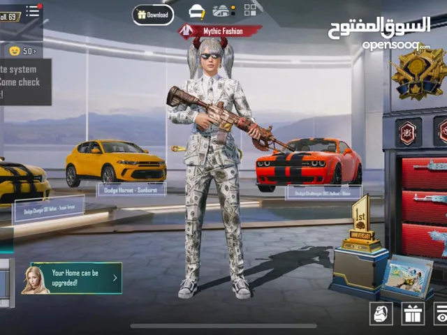 حساب ببجي 6 امفورات للبيع