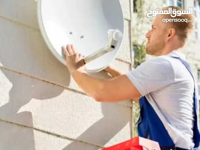 فني تركيب و تعديل ستلايت (صحون) وشاشات التلفزيون داخل طرابلس