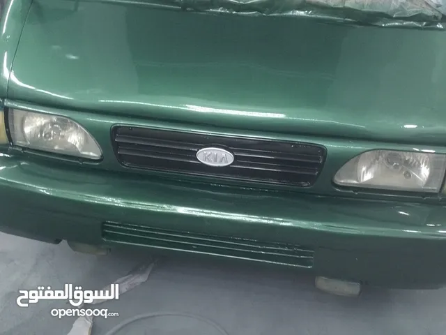 سيارة كيا بيستا 1997 باص فان ديزل مرخصة مع تأمين شامل وميزات فاخرة