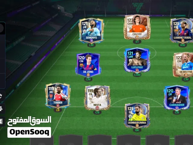 حساب FC Mobile 26 over 122