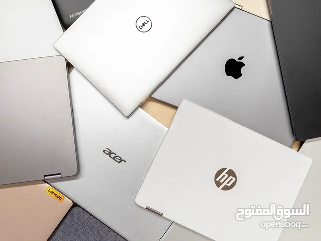 متوفر لدينا عدة أنواع لابتوبات لأي شي بخطر على بالكم سواء مستعمله خفيف او جديد