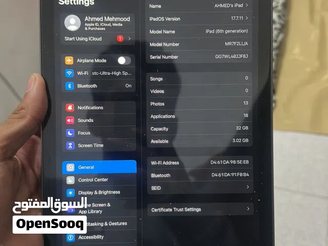 IPAD 6 GEN