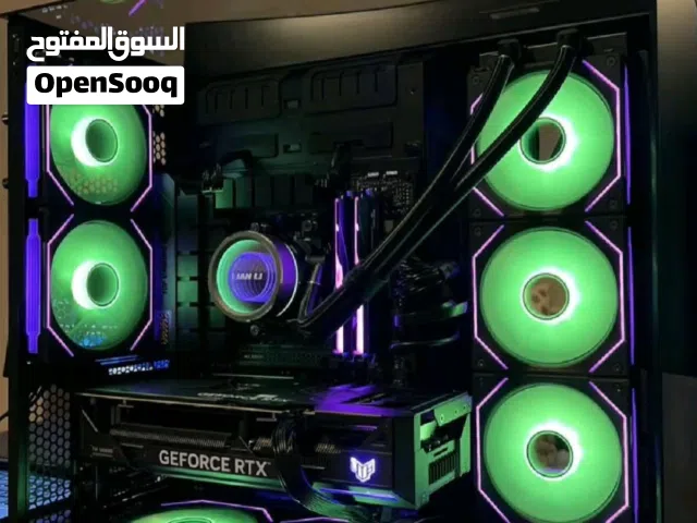تجميعه كمبيوتر جيمنج مراوح تبريد rgb ومعالج مركزي أعلى الفئات وخدمه توصيل