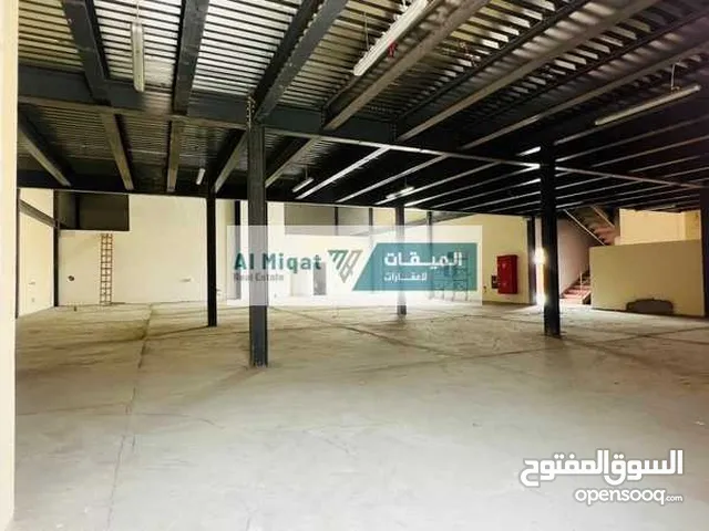 مستودع ارضى وميزانين للايجار فى الصجعه Ground floor and mezzanine warehouse for rent in Al Sajaa
