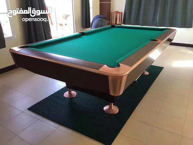 تركيب و تنجيد كافة طاولات البلياردو والسنوكر