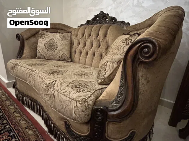 اثاث غرفة ضيوف فاخرة + طاولة رخام 6 كراسي بسعر منافس!!