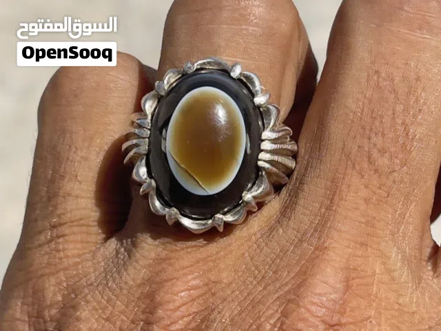 خاتم بحجر بقراني يماني