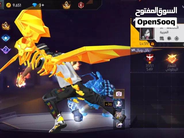 Free Fire Accounts and Characters for Sale in Al Dakhiliya