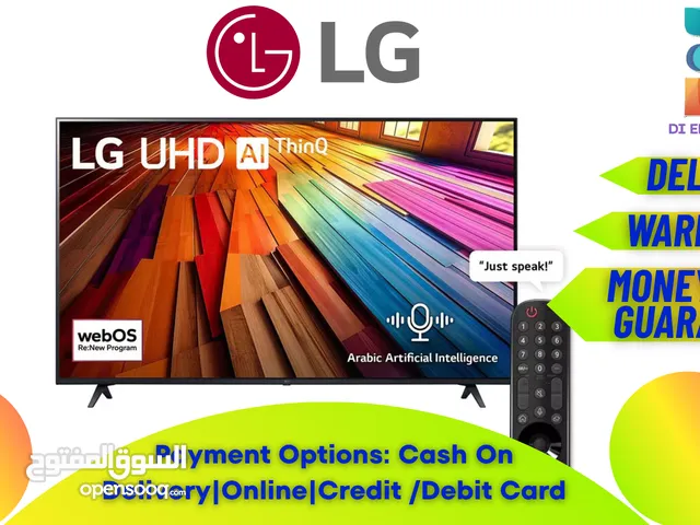 LG 65 Inch Smart 4k Ultra HD LED Tv - 65UT75 - Warranty And Delivery All Over UAE