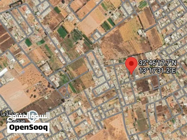قطعة ارض سكنية للبيع كزيوني                       مساحتها 71.5 الطول × 24.5 العمق