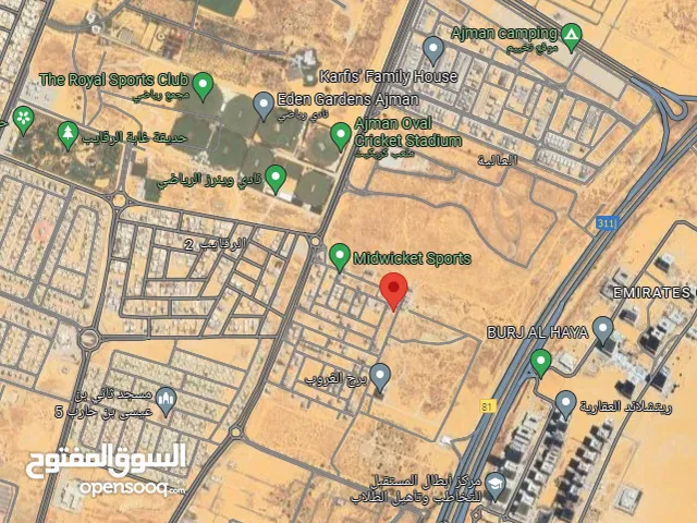 اراضى سكنى تجارى للبيع فى العالية     For Sale Comercial Residential Plots in Al Aliaa Ajman