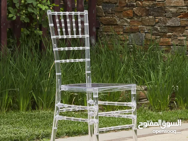 كراسي اكريليك كراسي جعلان للإيجار chair for rent Acrylic Muscat كرسي اكريلك كراسي زجاج عمان