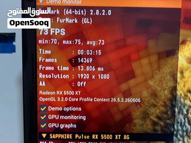 كرت rx5500xt 8GB