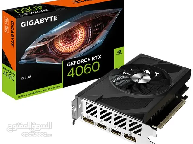 تفجير اسعار والكميه محدوده RTX 4060 8GB GIGABYTE جديد ب 250 د