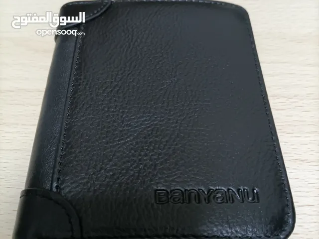 محفظه جلد طبيعي لون اسود