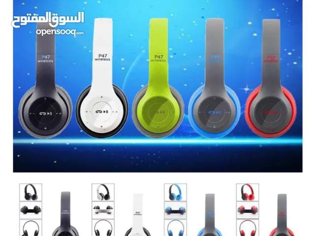 سماعة بلوتوث P47 Wireless – جودة وصوت لا يُضاهي لبلوتوث: إصدار 5.0 + EDR – اتصال سريع وثابت حتى 10مت
