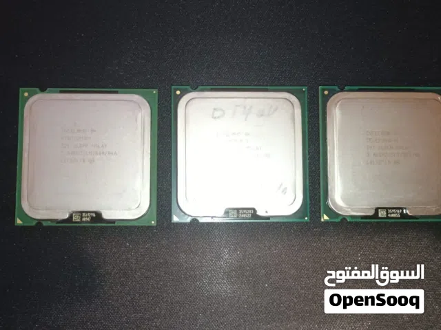 3 معالجات CPU Pentium 4 + Celeron D LGA775