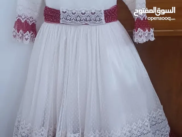 السلام عليكم فستان اطفال بنات تركي يلبس 10سنين الماركه تركيه ملبوس لبسه وحده المكان جنزور
