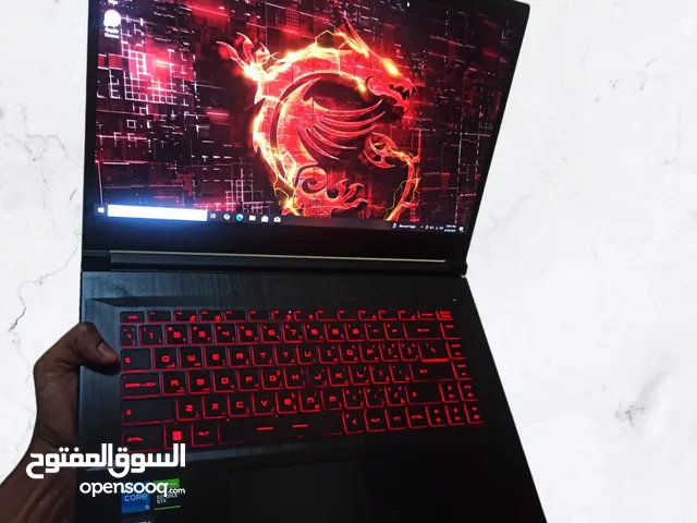 Msi Gaming Laptop, core i5-11th, 16gb ram, 1tb ssd, 4gb graphics