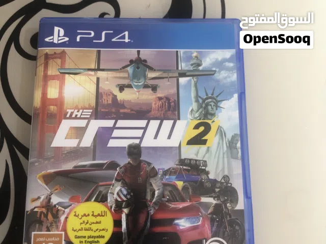 لعبة the crew 2 للبيع للبلاي 4 مستعملة بس جدًا نظيفة